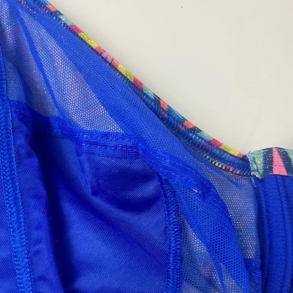 PRIMADONNA Kea Interlocking Bikini top in rainbow paradise size 32G